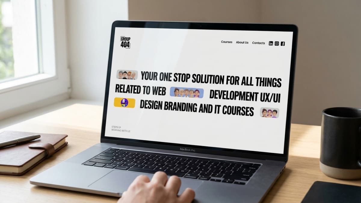 IT courses in no-code, UX/UI design and graphic design