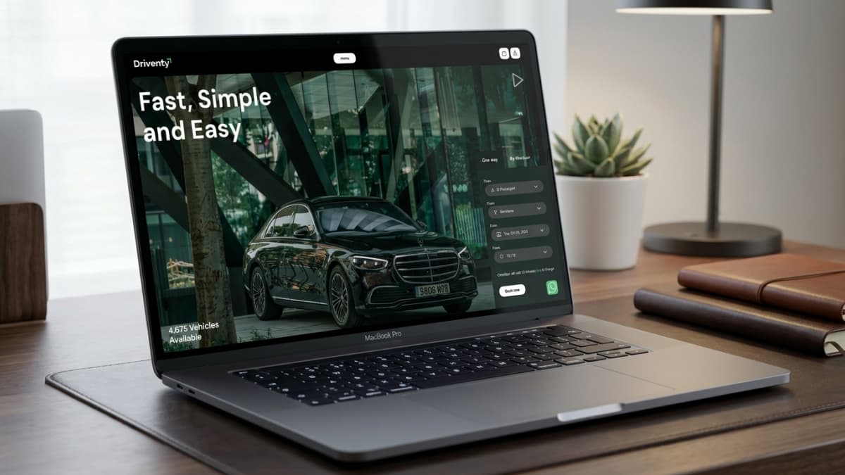 Cover image for Driventy — Premium Car Rental & Chauffeur Services
