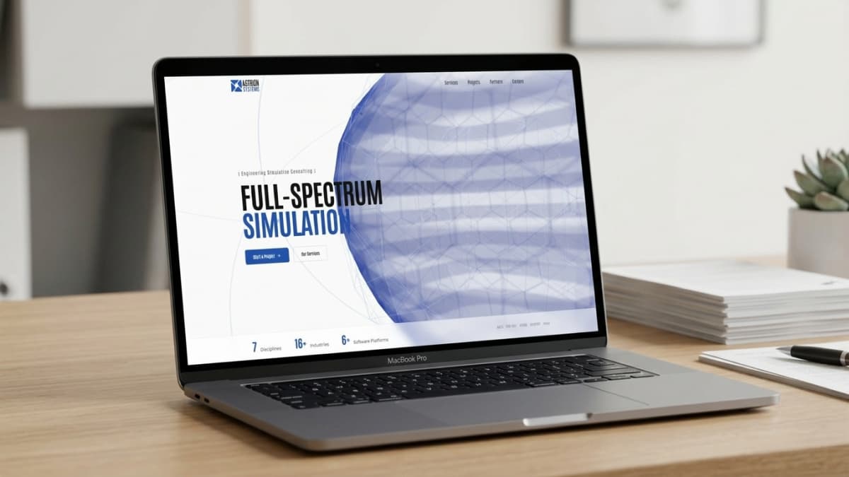Cover image for Astrion Systems — Engineering Simulation Consulting