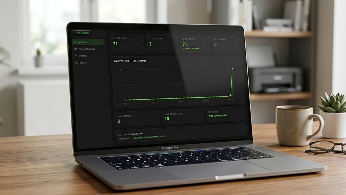 ATS-optimized resume builder with one-click PDF export